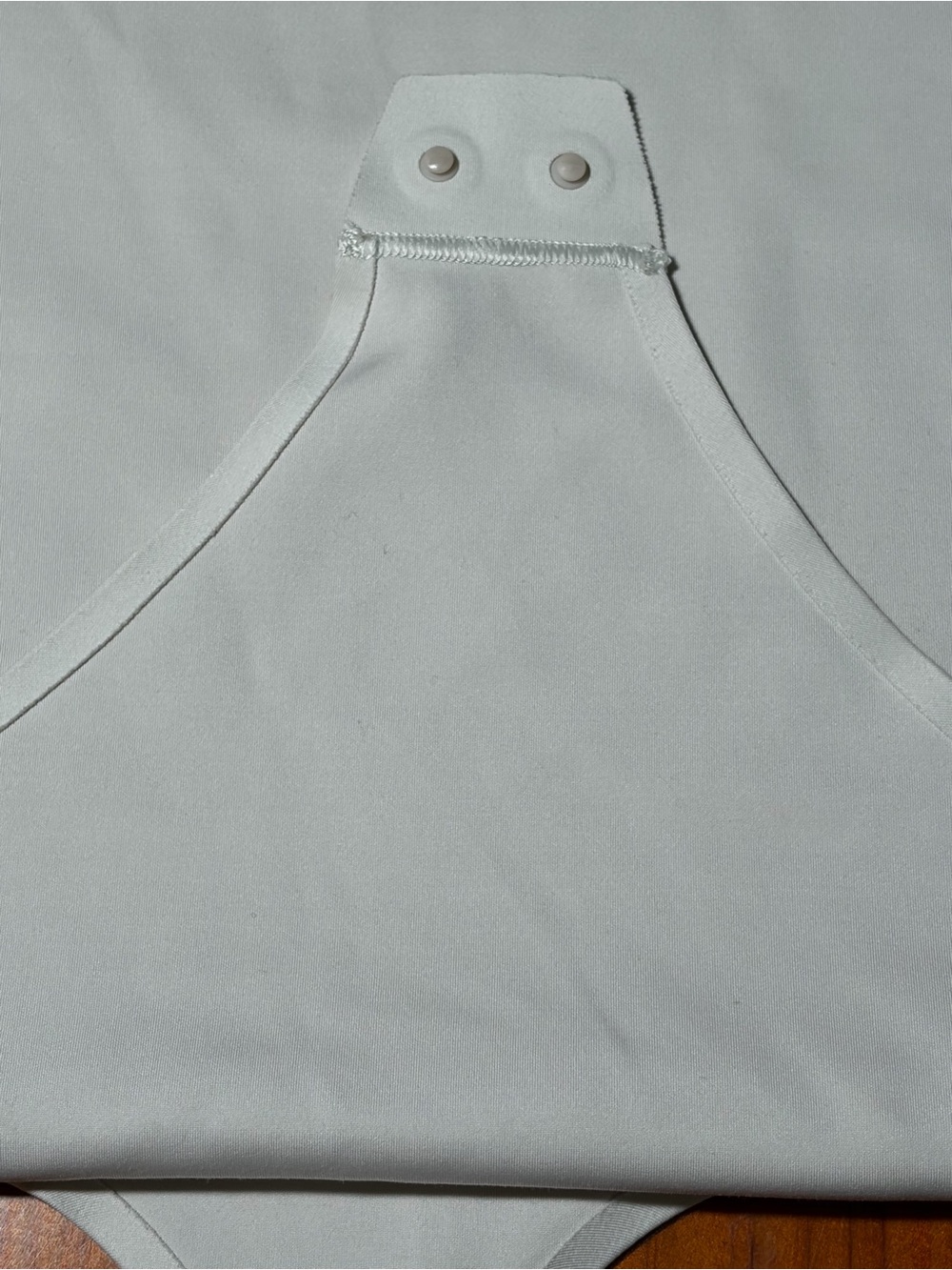 Nike Form Stealth Evaporation Long Sleeve Bodysuit Light Orewood Brown Ivory - Picture 8 of 9
